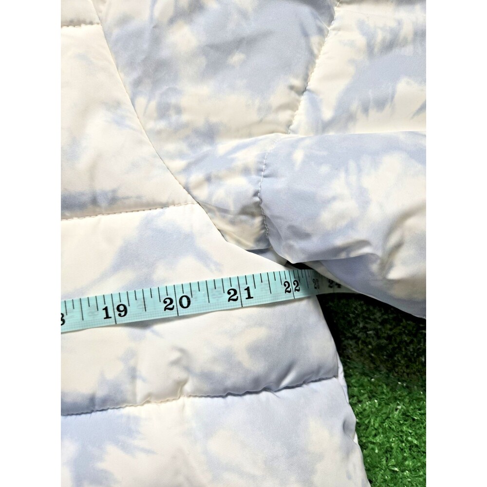 Calvin Klein Performance Puffer Jacket – Blue/White Tie-Dye – Women’s Large - Picture 13 of 16
